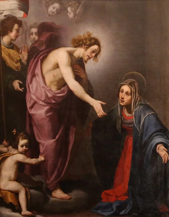 Cristo risorto appare alla Vergine Maria